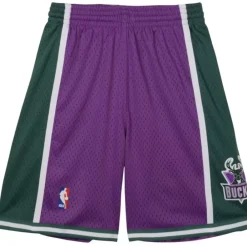 Apparel Mitchell & Ness Big Kids-Swingman Milwaukee Bucks Road Shorts