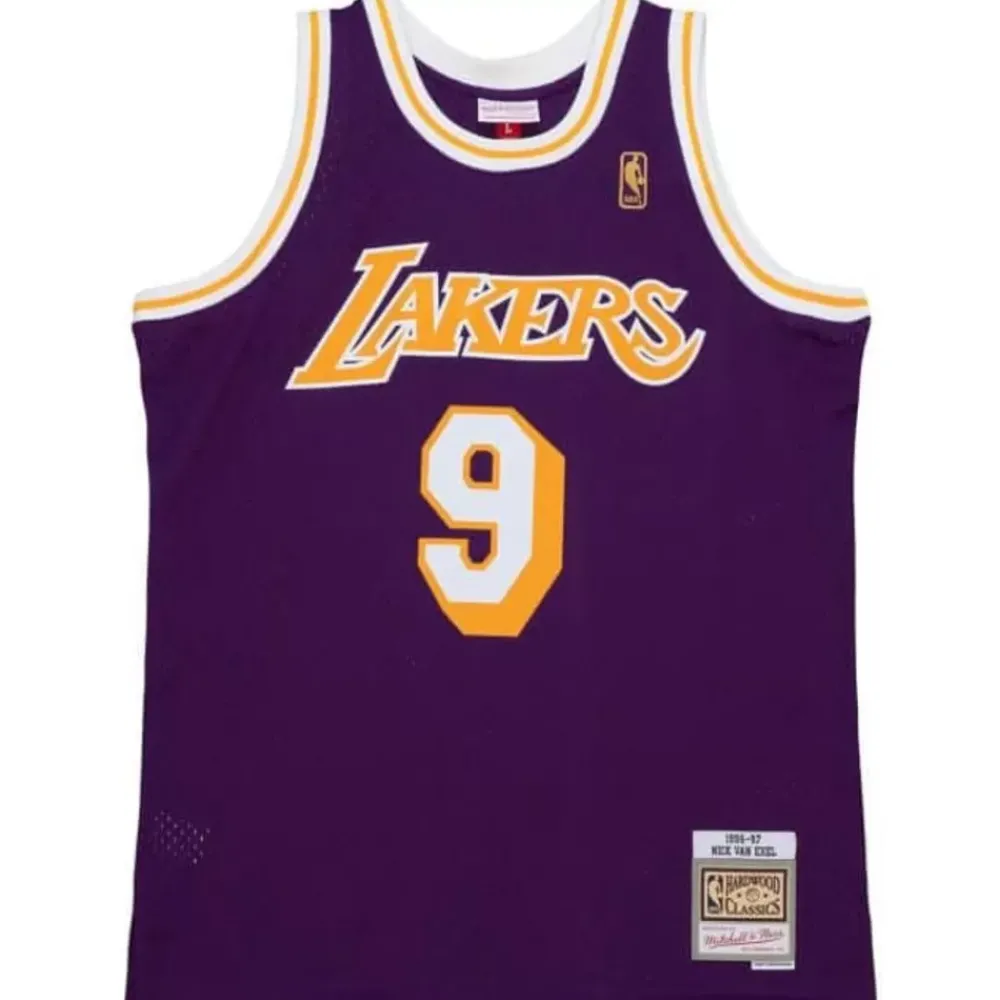 Jerseys Mitchell & Ness -Swingman Nick Van Exel Los Angeles Lakers Road 1996-97 Jersey