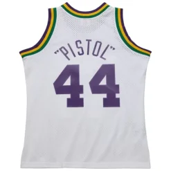 Jerseys Mitchell & Ness -Swingman Pete Maravich New Orleans Jazz White 1974-75 Jersey
