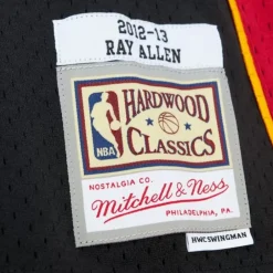 Jerseys Mitchell & Ness -Swingman Ray Allen Miami Heat Black 2012-13 Jersey