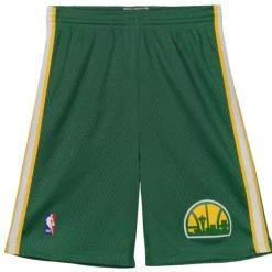 Apparel Mitchell & Ness Big Kids-Swingman Seattle Supersonics Road 1994-95 Shorts