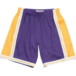 Shorts Mitchell & Ness -Swingman Shorts Los Angeles Lakers Road 1984-85