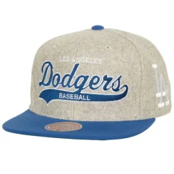 Headwear Mitchell & Ness -Tailsweep 2.0 Melton Snapback Los Angeles Dodgers