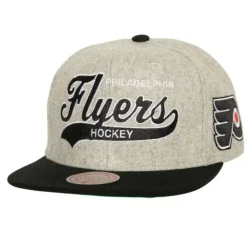 Headwear Mitchell & Ness -Tailsweep 2.0 Melton Snapback Philadelphia Flyers