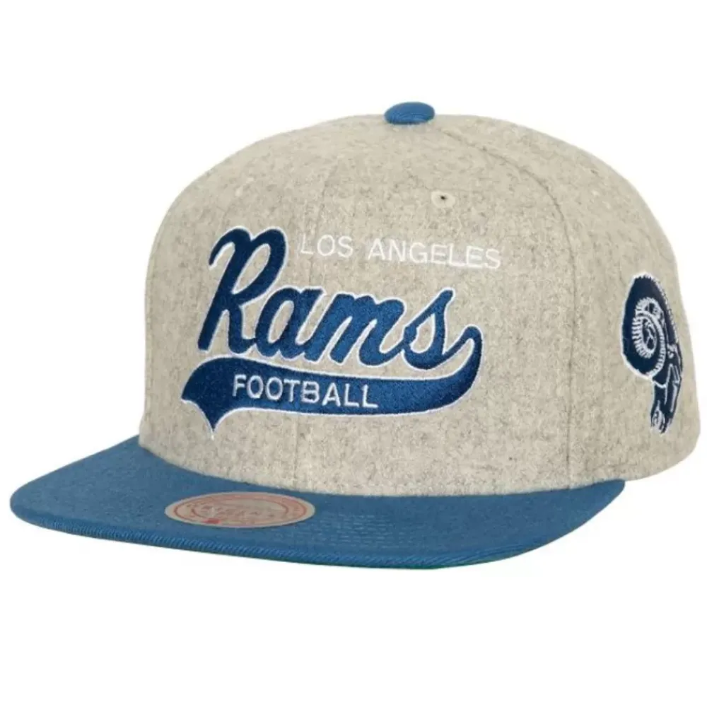 Headwear Mitchell & Ness -Tailsweep 2.0 Melton Snapback Los Angeles Rams