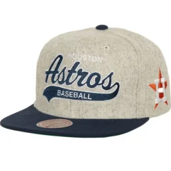Headwear Mitchell & Ness -Tailsweep 2.0 Melton Snapback Houston Astros