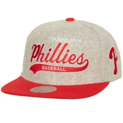 Headwear Mitchell & Ness -Tailsweep 2.0 Melton Snapback Philadelphia Phillies