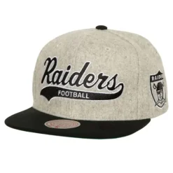 Headwear Mitchell & Ness -Tailsweep 2.0 Melton Snapback Oakland Raiders