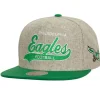 Headwear Mitchell & Ness -Tailsweep 2.0 Melton Snapback Philadelphia Eagles