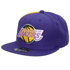 Headwear Mitchell & Ness -Tapestry Fitted Hwc Los Angeles Lakers