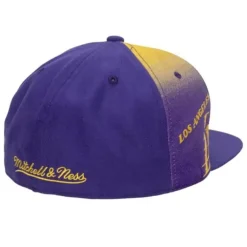 Headwear Mitchell & Ness -Tapestry Fitted Hwc Los Angeles Lakers