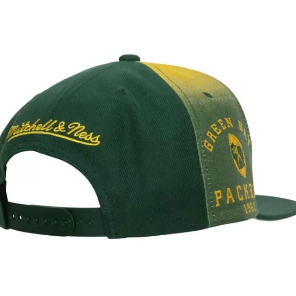Headwear Mitchell & Ness -Tapestry Snapback Green Bay Packers