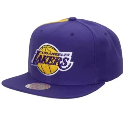 Headwear Mitchell & Ness -Tapestry Snapback Los Angeles Lakers