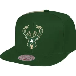 Headwear Mitchell & Ness -Tapestry Snapback Milwaukee Bucks