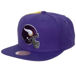 Headwear Mitchell & Ness -Tapestry Snapback Minnesota Vikings