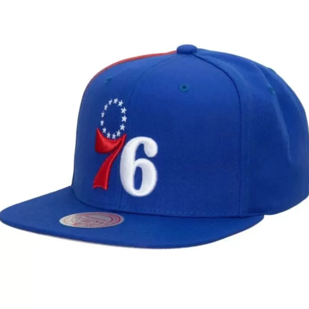 Headwear Mitchell & Ness -Tapestry Snapback Philadelphia 76Ers