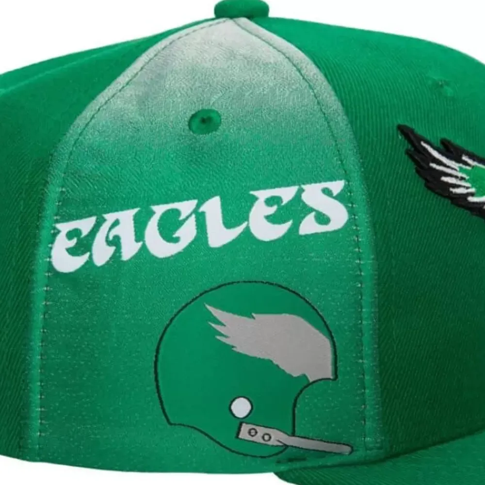Headwear Mitchell & Ness -Tapestry Snapback Philadelphia Eagles