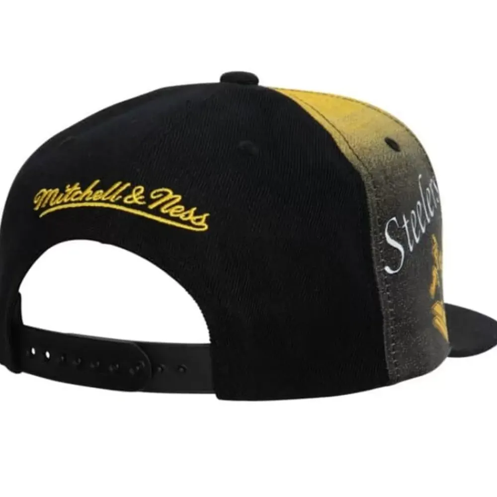 Headwear Mitchell & Ness -Tapestry Snapback Pittsburgh Steelers