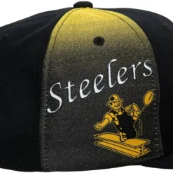 Headwear Mitchell & Ness -Tapestry Snapback Pittsburgh Steelers