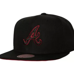 Headwear Mitchell & Ness -Tc Bottoms Snapback Atlanta Braves