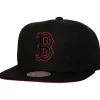 Headwear Mitchell & Ness -Tc Bottoms Snapback Boston Red Sox
