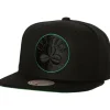 Headwear Mitchell & Ness -Tc Bottoms Snapback Boston Celtics