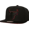Headwear Mitchell & Ness -Tc Bottoms Snapback Chicago Bulls