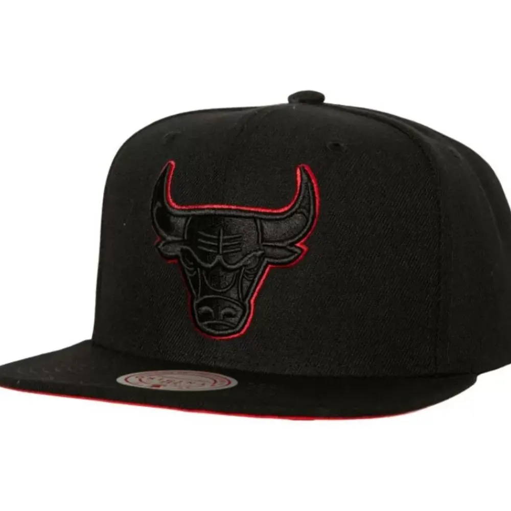 Headwear Mitchell & Ness -Tc Bottoms Snapback Chicago Bulls
