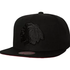 Headwear Mitchell & Ness -Tc Bottoms Snapback Chicago Blackhawks