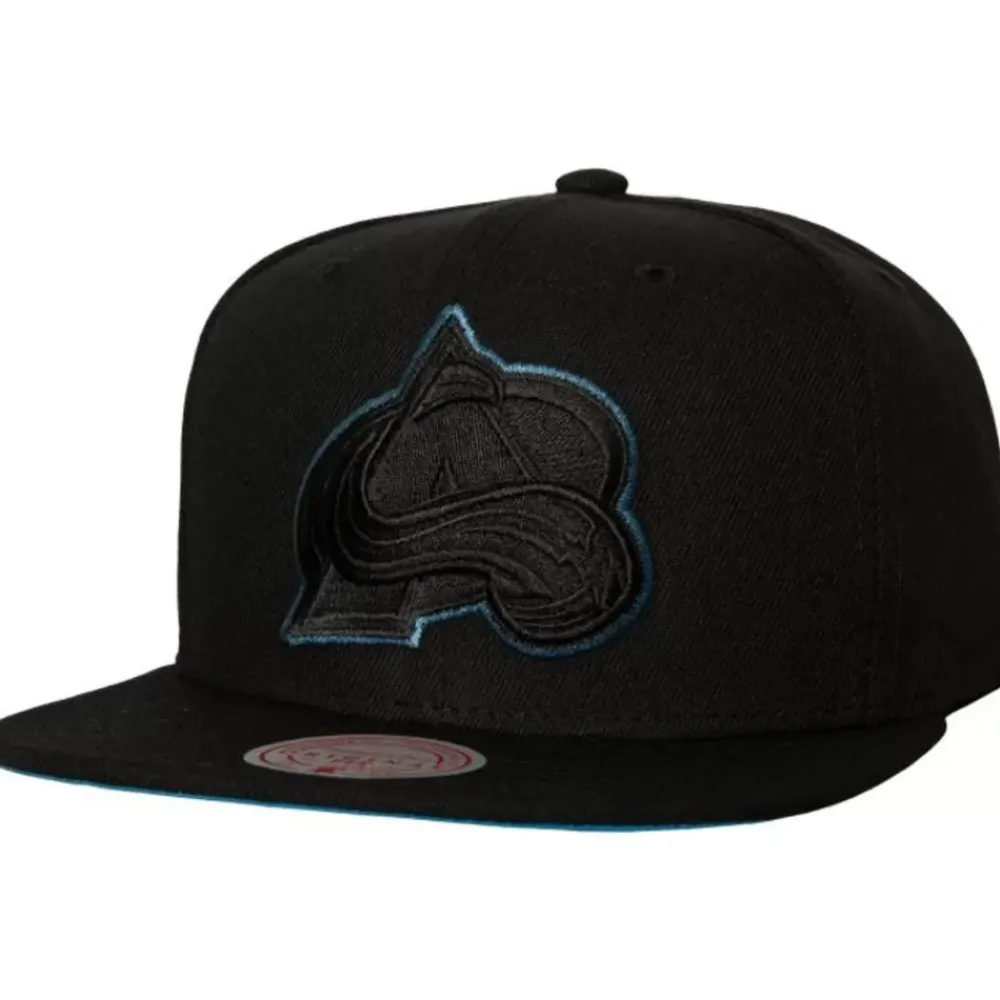 Headwear Mitchell & Ness -Tc Bottoms Snapback Colorado Avalanche