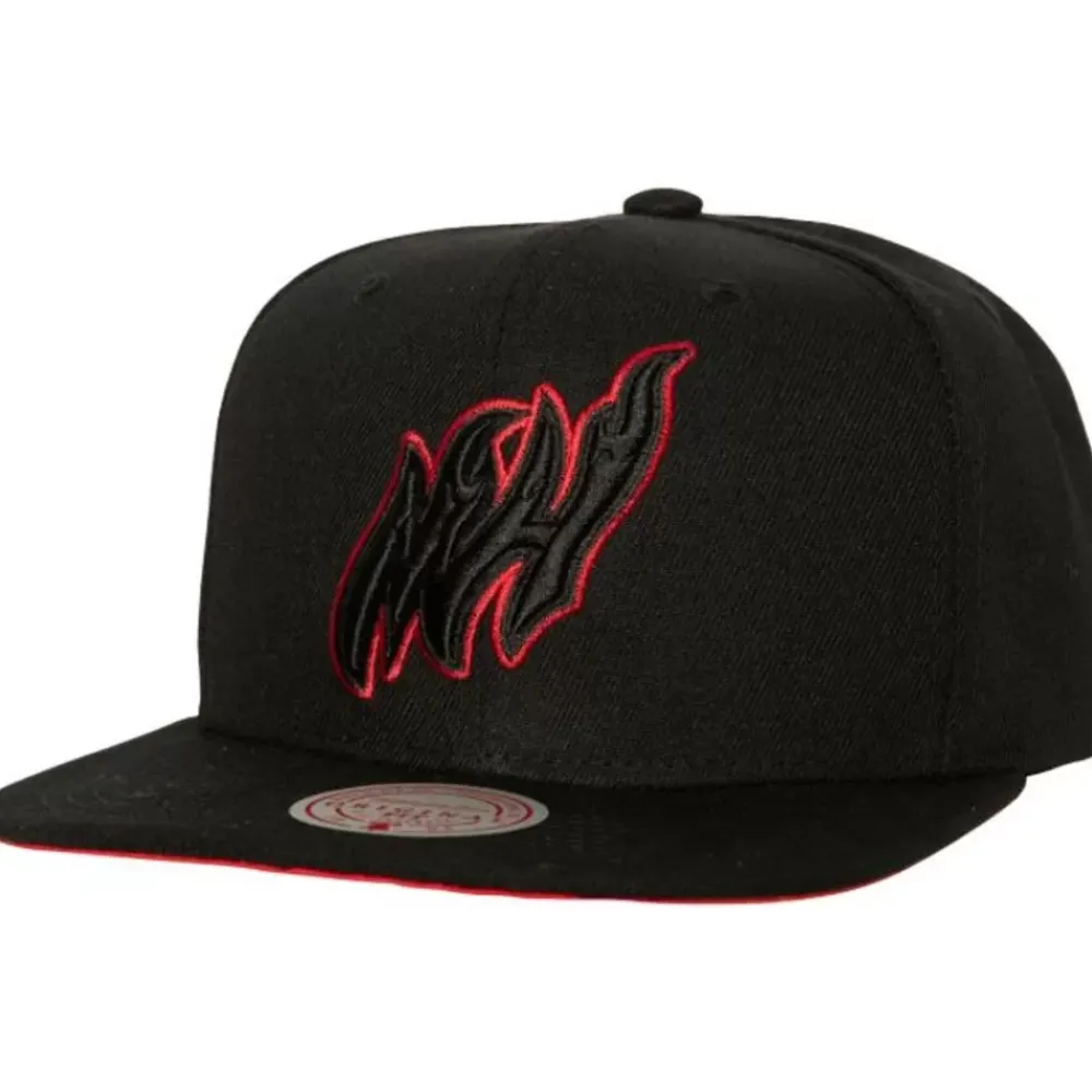 Headwear Mitchell & Ness -Tc Bottoms Snapback Hwc Miami Heat