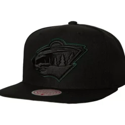 Headwear Mitchell & Ness -Tc Bottoms Snapback Minnesota Wild