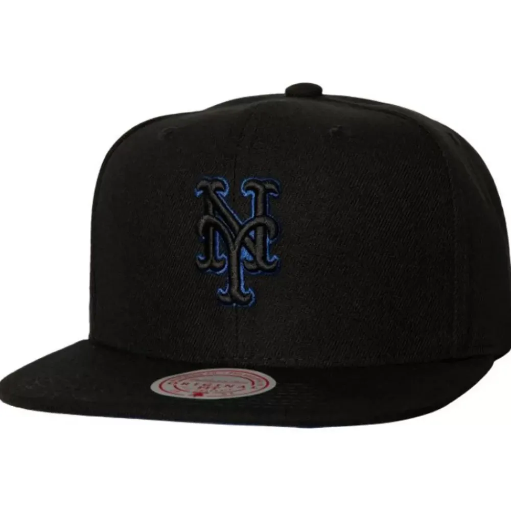Headwear Mitchell & Ness -Tc Bottoms Snapback New York Mets