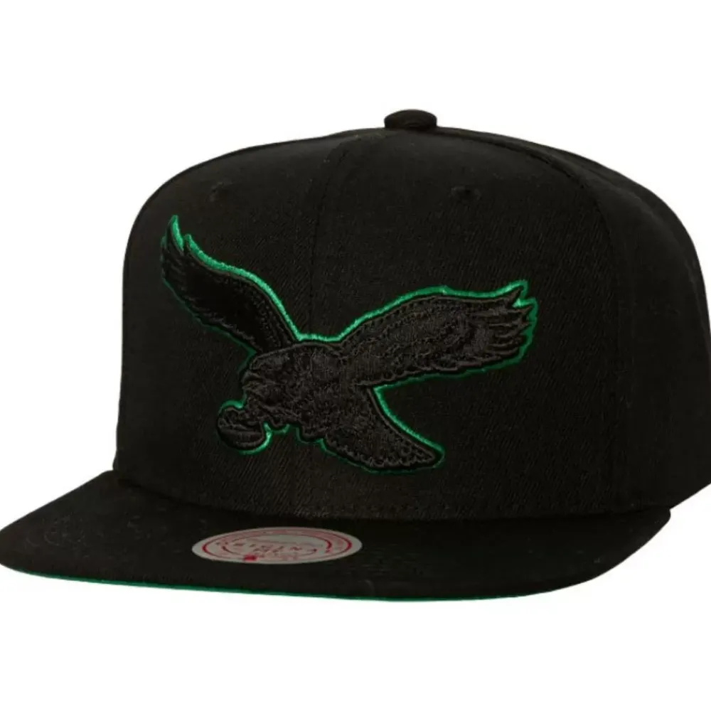 Headwear Mitchell & Ness -Tc Bottoms Snapback Philadelphia Eagles