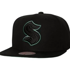 Headwear Mitchell & Ness -Tc Bottoms Snapback Seattle Kraken