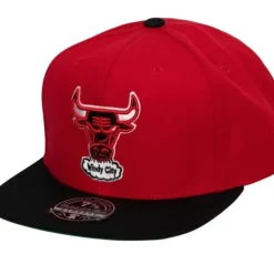Headwear Mitchell & Ness -Team 2 Tone 2.0 Fitted Hwc Chicago Bulls