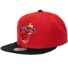 Headwear Mitchell & Ness -Team 2 Tone 2.0 Snapback Hwc Miami Heat