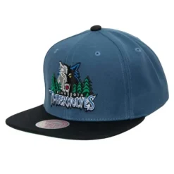 Headwear Mitchell & Ness -Team 2 Tone 2.0 Snapback Hwc Minnesota Timberwolves