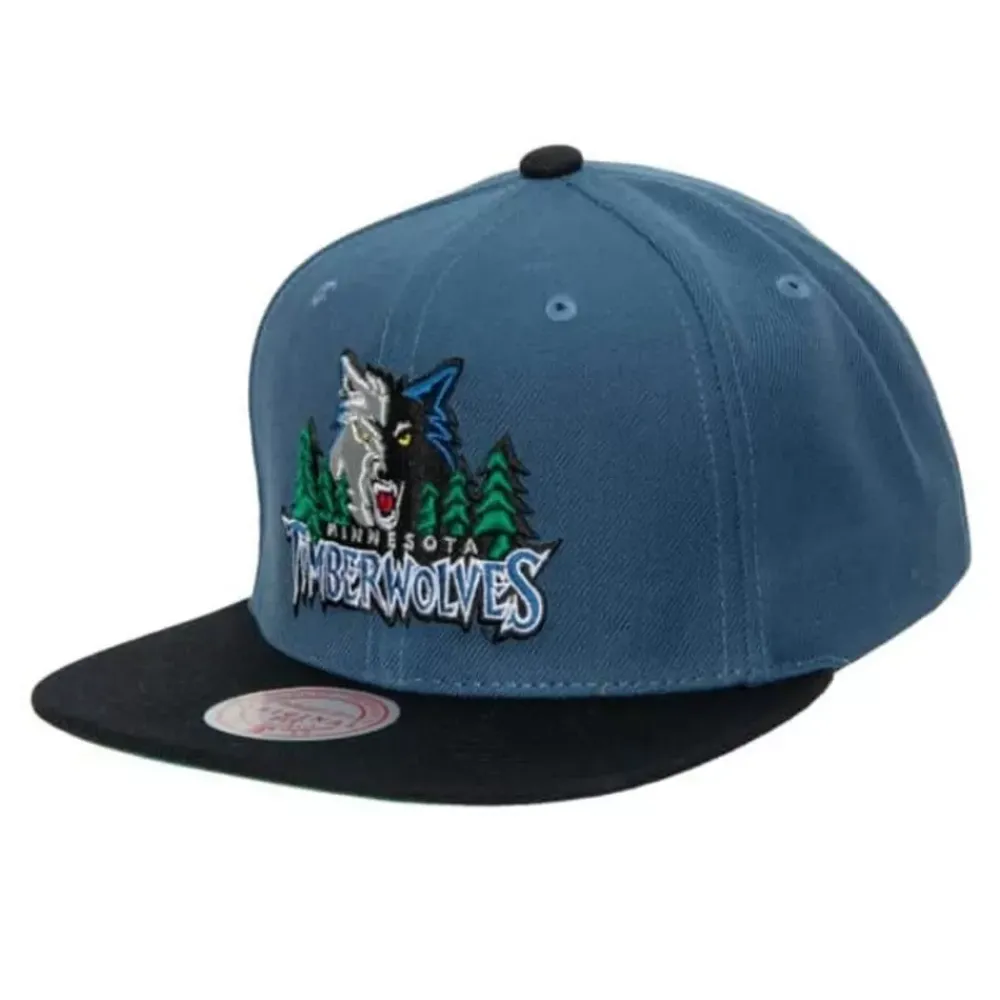 Headwear Mitchell & Ness -Team 2 Tone 2.0 Snapback Hwc Minnesota Timberwolves