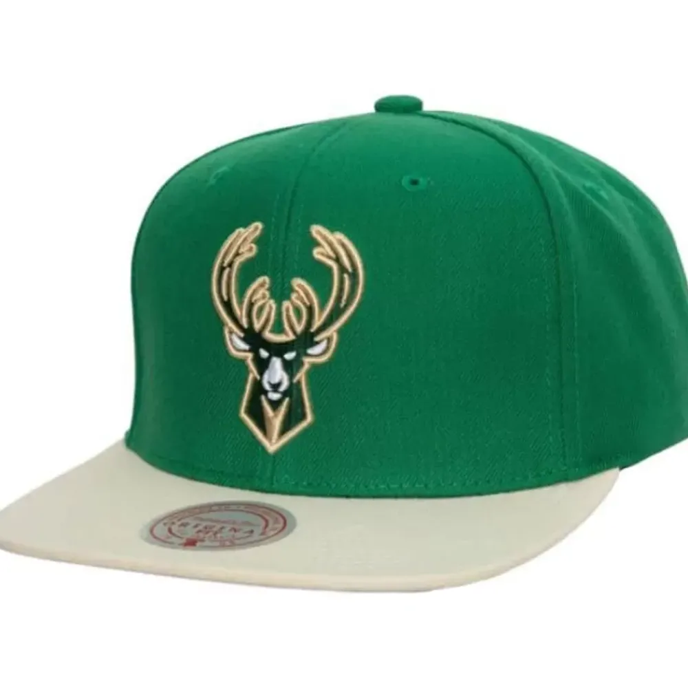 Headwear Mitchell & Ness -Team 2 Tone 2.0 Snapback Nba Milwaukee Bucks