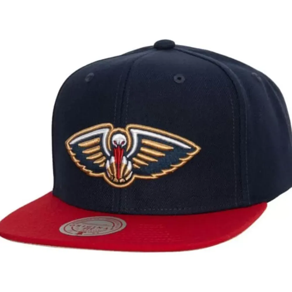 Headwear Mitchell & Ness -Team 2 Tone 2.0 Snapback New Orleans Pelicans
