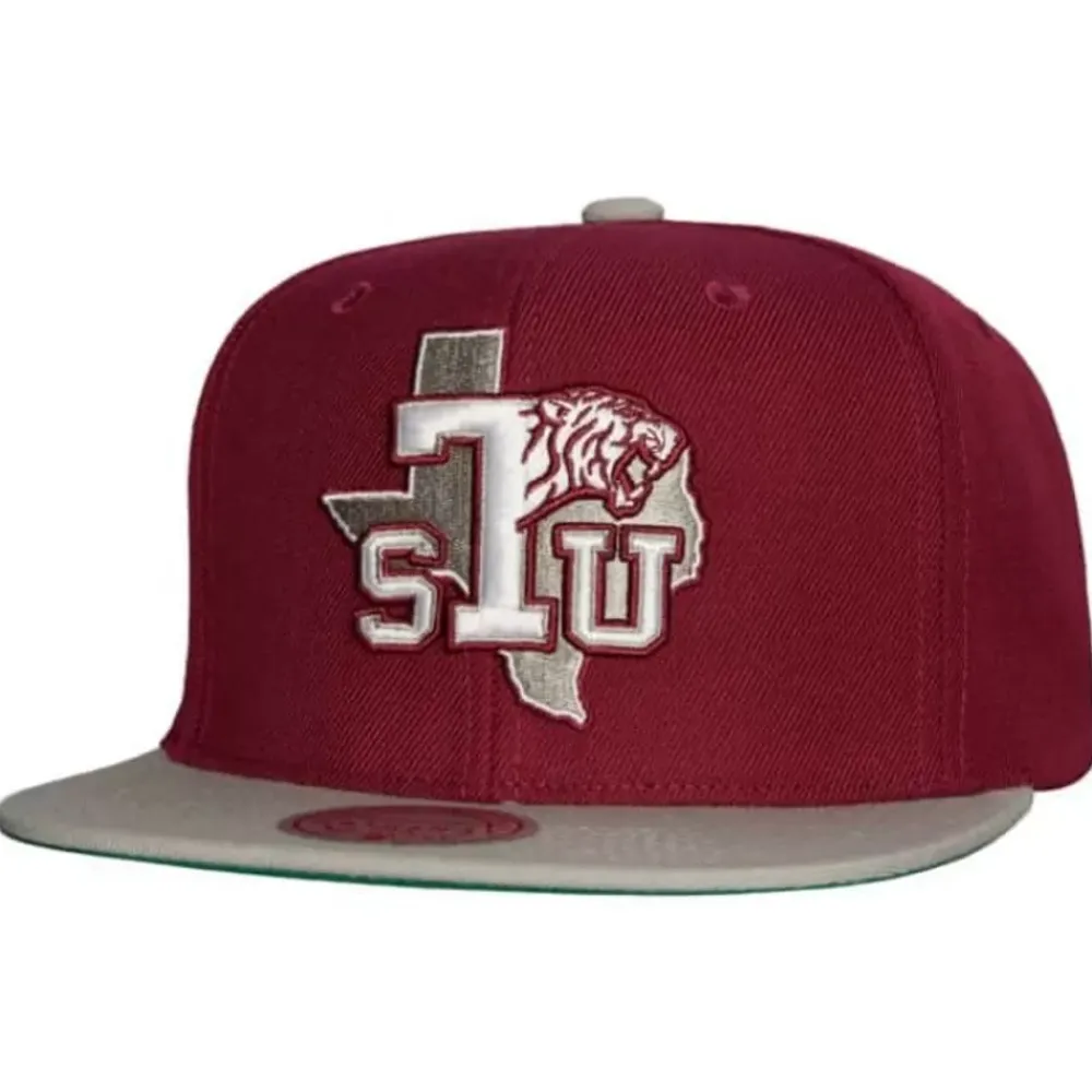 Headwear Mitchell & Ness -Team 2 Tone 2.0 Snapback Texas Southern University