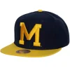 Headwear Mitchell & Ness -Team 2 Tone 2.0 Snapback University Of Michigan