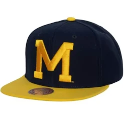 Headwear Mitchell & Ness -Team 2 Tone 2.0 Snapback University Of Michigan