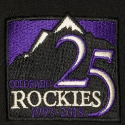 Headwear Mitchell & Ness -Team Classic Snapback Coop Colorado Rockies