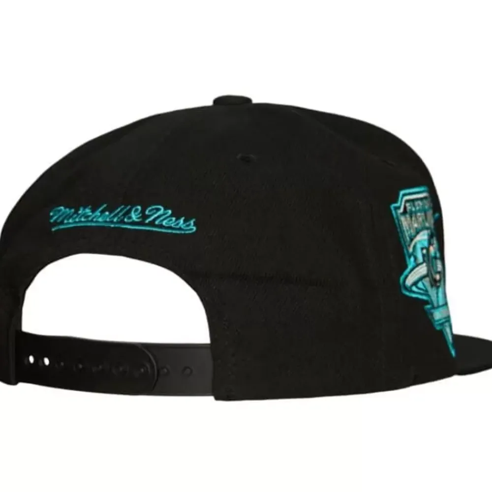 Headwear Mitchell & Ness -Team Classic Snapback Coop Florida Marlins