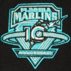 Headwear Mitchell & Ness -Team Classic Snapback Coop Florida Marlins