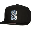 Headwear Mitchell & Ness -Team Classic Snapback Coop Seattle Mariners