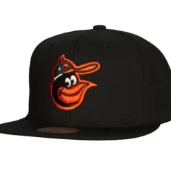 Headwear Mitchell & Ness -Team Classic Snapback Coop Baltimore Orioles