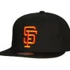 Headwear Mitchell & Ness -Team Classic Snapback Coop San Francisco Giants